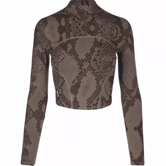 GUESS Mock Neck Erin Crop top (XS) - Picture 3 of 8